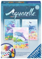 Aquarelle - serie midi - delfini Aquarelle - serie midi - delfini