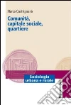 Comunità, capitale sociale, quartiere Comunità, capitale sociale, quartiere