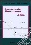 Esercitazioni di matematica. Vol. 1/1 libro