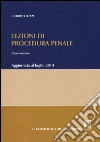 Lezioni di procedura penale libro