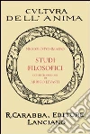 Studi filosofici libro