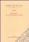 Mélanges de littérature latine libro