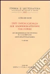 Zwei Untersuchungen zur nach scholastichen Philosophie libro