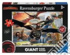 Ravensburger 05435 - Puzzle Da Pavimento 24 Pz - Dragons - In Volo Con Sdentato puzzle