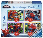 Ravensburger 07363 - Puzzle 4 In A Box - Ultimate Spider-Man puzzle