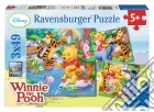 Puzzle 3x49 Pz - Winnie The Pooh - A Pesca puzzle