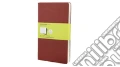 Moleskine Cahier LARGE PAGINE BIANCHE copertina ROSSO art vari a